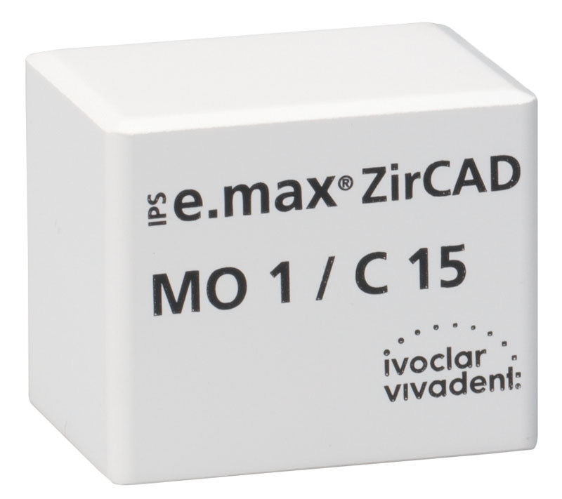 IPS E.MAX ZIRCAD MO (Opacité Moyenne) C15 La boîte de 25 42-3010